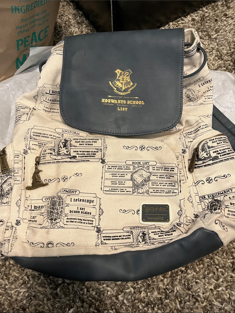 Loungefly Harry Potter School List Rucksack - BoxLunch Exclusive